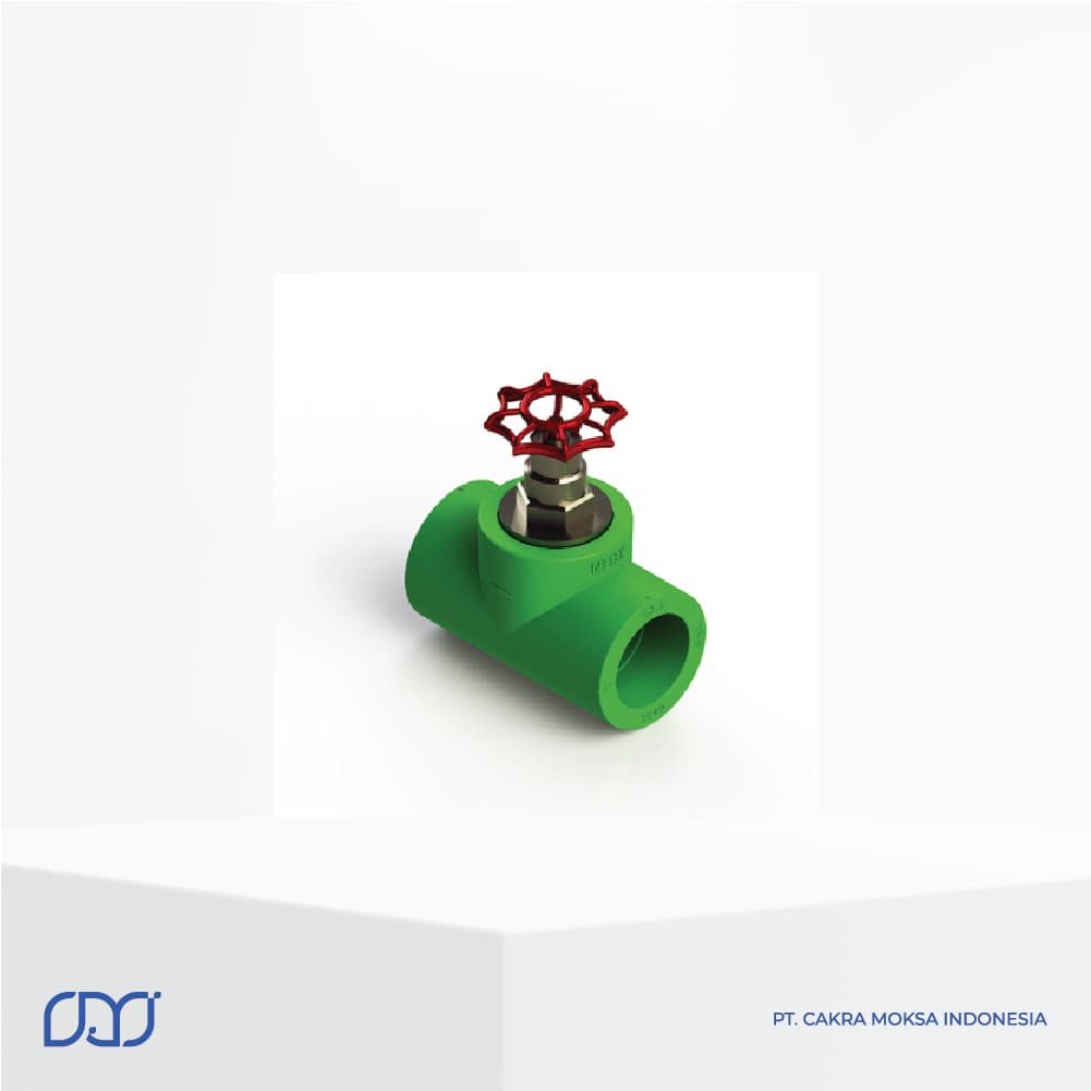 Ukuran Fitting PPR Merk RUCIKA: STRAIGHT WAY VALVE - Distributor Pipa